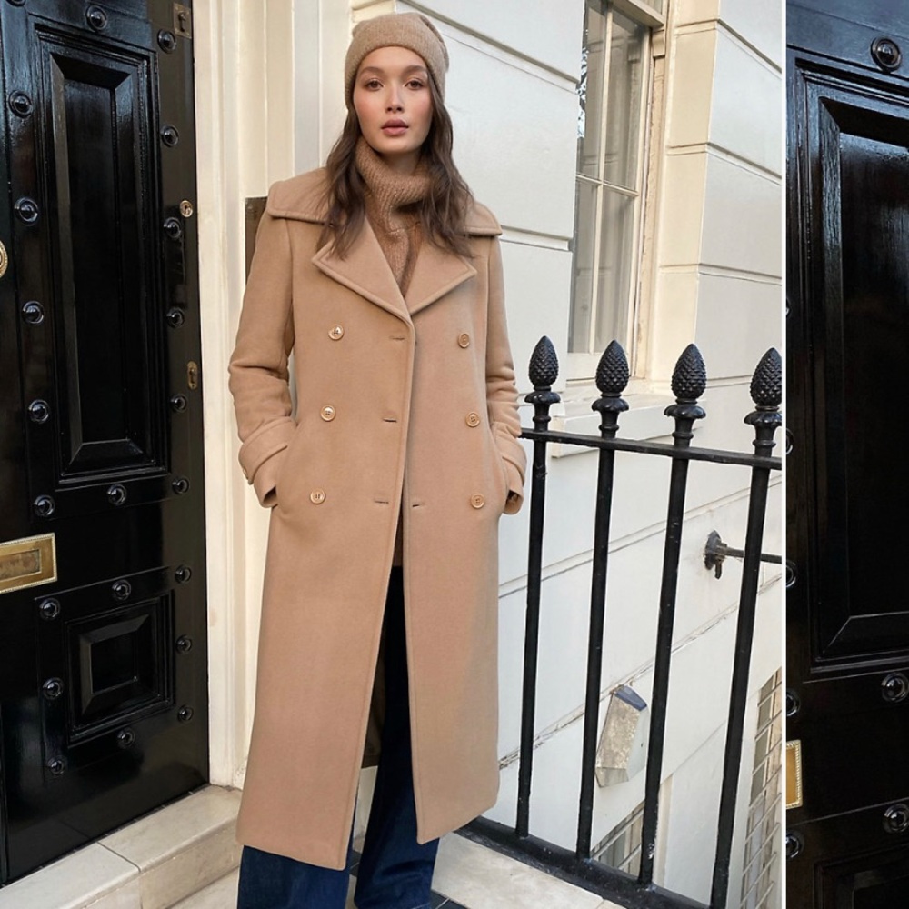 Babaton Plaza coat in XXS